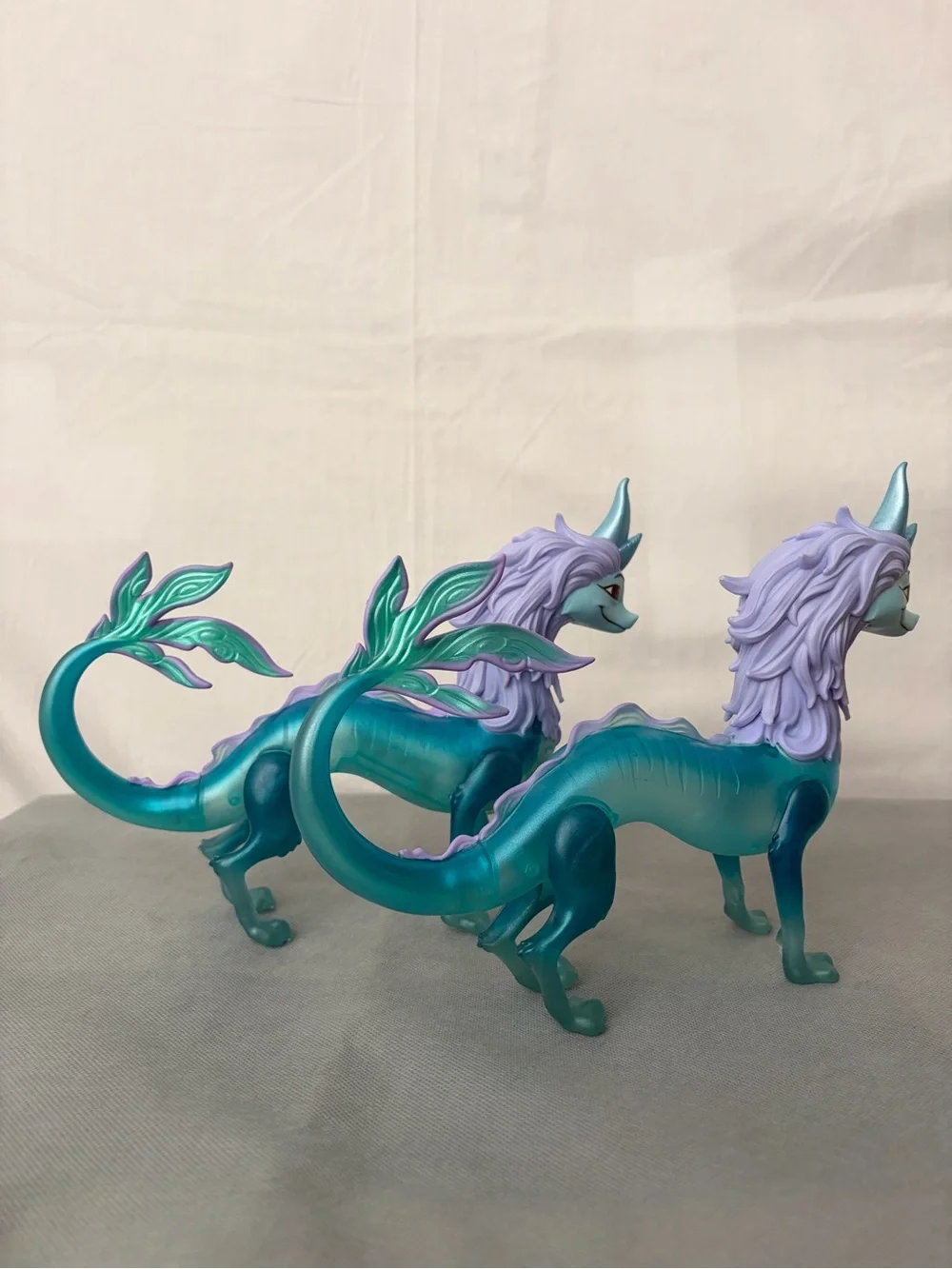 Disney Raya Last Dragon Sisu Figures Pair Excellent (F290)